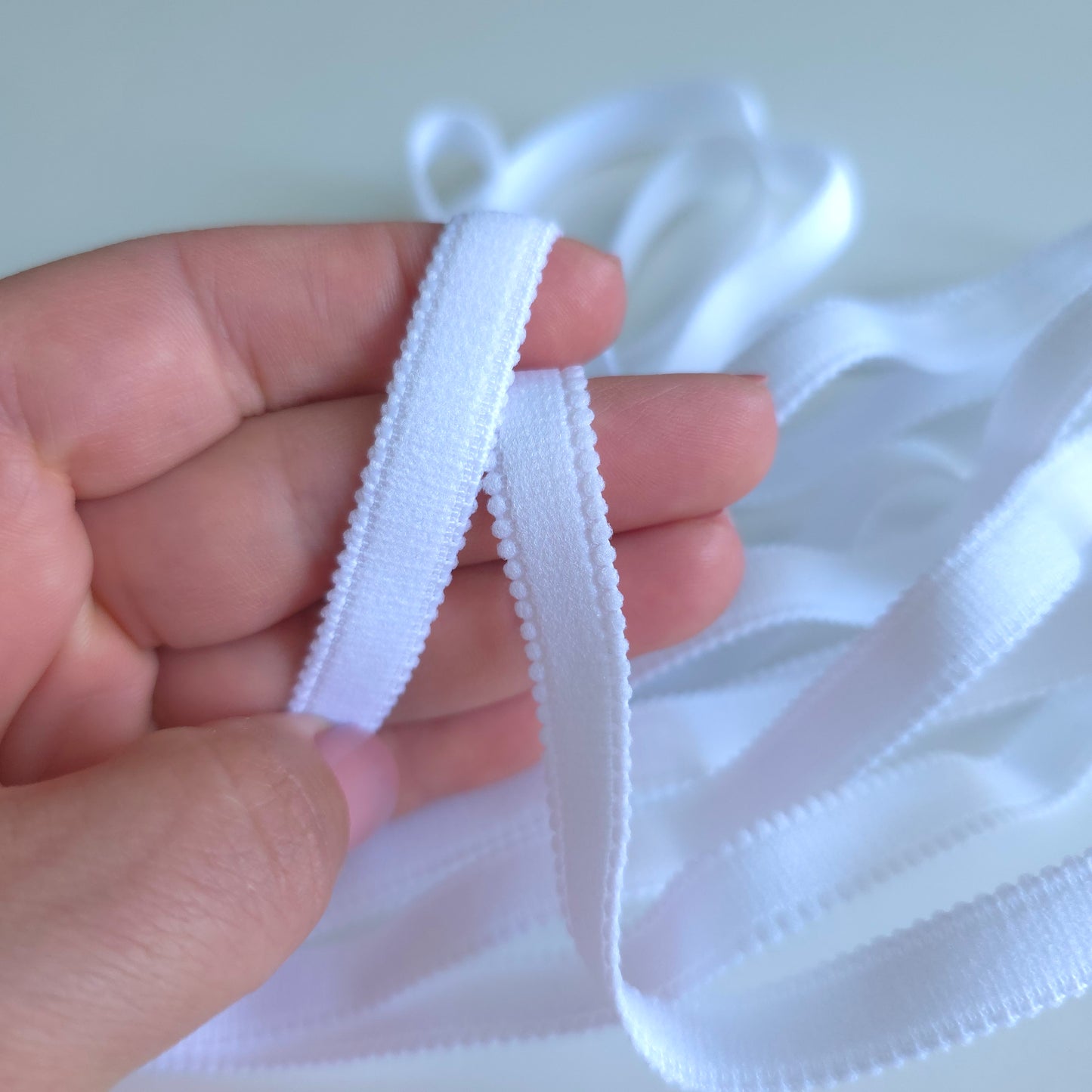 Lenču gumija 10mm - White