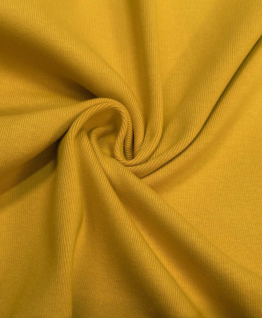 Rievotā trikotāža - Mustard Yellow