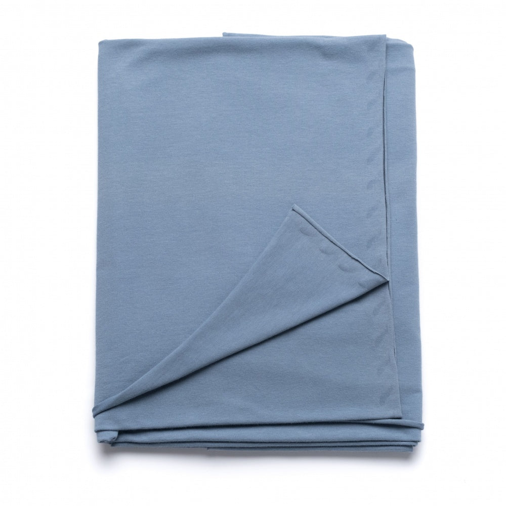 Plānā trikotāža ar velūra efektu  - VINTAGE BLUE